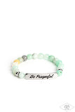 Paparazzi Accessories  - Be Prayerful - Green Inspirational Bracelet