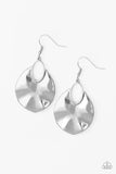 Ruffled Refinery - Silver Earring Paparazzi Accessories