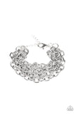 Paparazzi Accessories - Fast Ball - Silver Bracelet