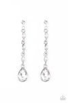 Paparazzi Accessories  -  Must Love Diamonds - White Earring