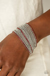 Paparazzi Accessories - Pour Me Another - Red Bracelet