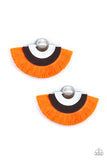 Paparazzi Accessories - Fan The FLAMBOYANCE - Orange Earring