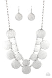 Paparazzi Accessories  - Stop and Reflect - Silver Necklace