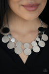 Paparazzi Accessories  - Stop and Reflect - Silver Necklace