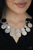 Paparazzi Accessories  - Stop and Reflect - Silver Necklace