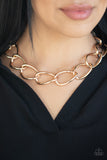 Paparazzi Accessories  - The Challenger - Gold Necklace