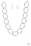 Paparazzi Accessories  - The Challenger - Silver Necklace