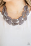 Paparazzi Accessories - Colorfully Calming - Silver Necklace