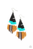 Paparazzi Accessories - Summer Heat - Black Earring