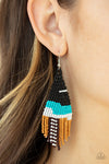 Paparazzi Accessories - Summer Heat - Black Earring