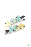 Paparazzi Accessories  - Playing Cupid - Green Hair Clip