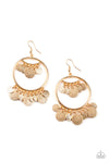 Paparazzi Accessories - All-CHIME High - Gold Earring