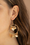 Paparazzi Accessories - All-CHIME High - Gold Earring