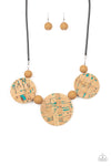 Pop The Cork - Blue Necklace