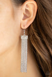 Twinkling Tapestry - White Earring