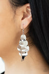 Paparazzi Accessories - Resplendent Reflection - Silver Earring