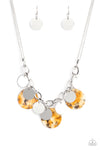 Paparazzi Accessories - Confetti Confection - Yellow Necklace