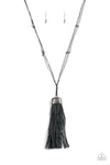 Paparazzi Accessories - Brush It Off - Silver Necklace