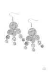 Paparazzi Accessories - Do Chime In - Silver Earring