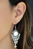 Paparazzi Accessories - Elegantly Effervescent - Silver Earring