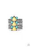 Paparazzi Accessories - Point Me To Phoenix - Yellow Ring