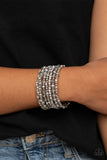 Paparazzi Accessories - ICE Knowing You - Silver Bracelet