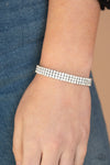 Paparazzi Accessories- Stacked Deck - White Bracelet