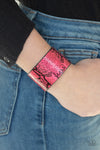 Paparazzi Accessories - Its a Jungle Out There - Pink Bracelet