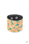 Paparazzi Accessories - Cork Congo - Blue Bracelet