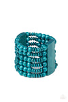 Paparazzi Accessories - Dont Stop BELIZE-ing - Blue Bracelet