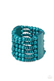 Paparazzi Accessories - Dont Stop BELIZE-ing - Blue Bracelet