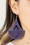 Paparazzi  - Tiki Sunrise - Purple Earring