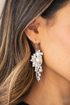 Paparazzi Accessories - High-End Elegance - White Pearl Earring