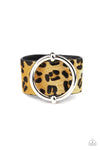 Paparazzi Accessories - Asking FUR Trouble - Yellow Bracelet