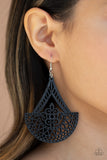 Paparazzi Accessories  - Sunrise - Black Wood Earring