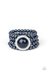 Paparazzi Accessories - Top Tier Twinkle - Blue Pearl Bracelet