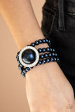 Paparazzi Accessories - Top Tier Twinkle - Blue Pearl Bracelet