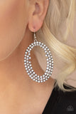 Paparazzi Accessories - Radical Razzle - White Earring