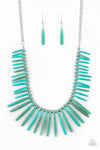 Paparazzi Accessories - Out of My Element - Blue Necklace