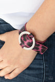 Paparazzi Accessories - Jungle Cat Couture - Pink Bracelet