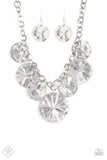 Paparazzi Accessories - Barely Scratched The Surface - Silver Necklace