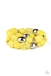 Paparazzi Accessories - Fruity Flavor - Yellow Bracelet