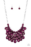 Paparazzi Accessories  - Sorry To Burst Your Bubble - Purple Necklace