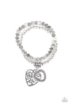 Paparazzi Accessories - Think With Your Heart - Silver Bracelet