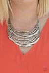 Paparazzi Accessories - Read Between the VINES - Silver Necklace