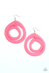 Paparazzi Accessories - Show Your True NEONS - Pink Earring