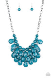 Paparazzi Accessories - Sorry To Burst Your Bubble - Blue Necklace