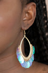 Paparazzi Accessories - Mermaid Magic - Gold Earring