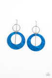 Paparazzi Accessories - Stellar Stylist - Blue Acrylic Earring