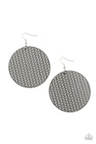 Paparazzi Accessories  - WEAVE Your Mark - Silver Earring